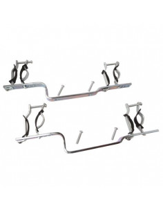 Jeu de 2 supports de collecteur métal 3 4" à 1" 2066 2