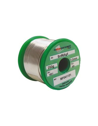 BOB.SOUDURE ETAIN ARGENT FIL PLEIN 250G 222-25