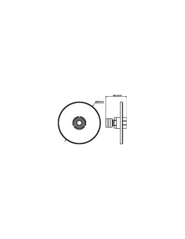 Appliques murales pour robinet de puisage diam 16 1 2" 26231615