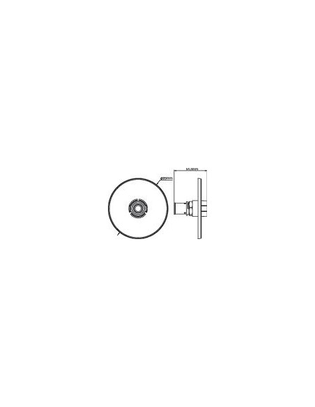 Appliques murales pour robinet de puisage diam 16 1 2" 27331615