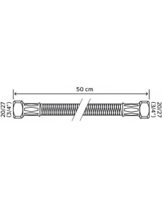 Flexible de raccordement sanitaire double femelle 500 FF3 4" 2985-30 2