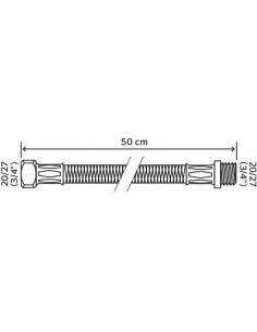 Flexible à 1 écrou tournant et 1 raccord mâle 500 M3 4"F3 4" 2985-61 2