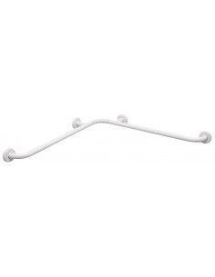BARRE D'ANGLE 650X650MM EPOXY BLANC 3347