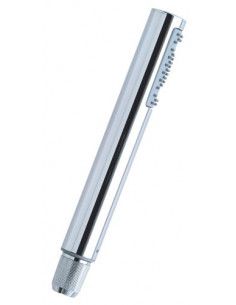 Douchette minimaliste anticalcaire monojet laiton ø27mm Chrome 3352