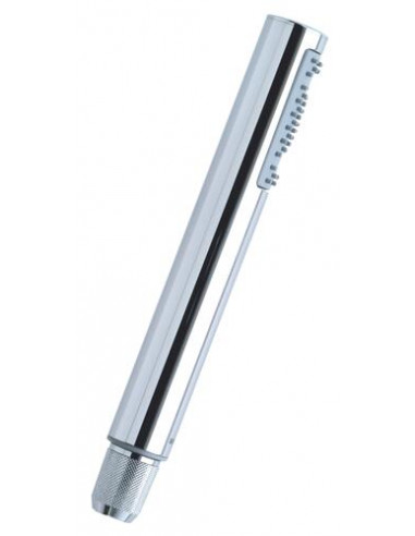 Douchette minimaliste anticalcaire monojet laiton ø27mm Chrome 3352