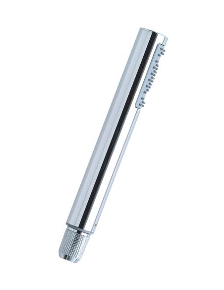 Douchette minimaliste anticalcaire monojet laiton ø27mm Chrome 3352