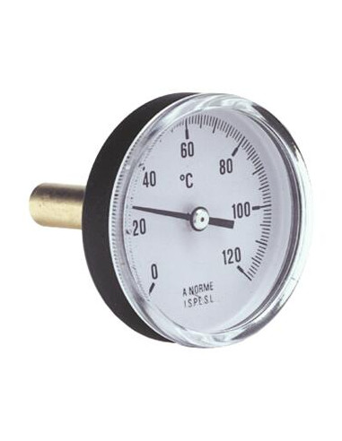 Thermomètre à cadran à dilatation de liquide diam 80 34-50
