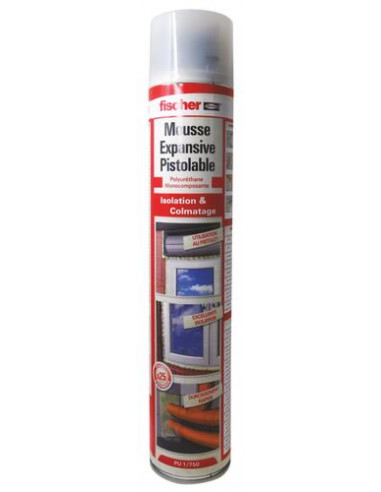 MOUSSE POLYURETHANE FISCHER 750ML PISTOL 3541-75