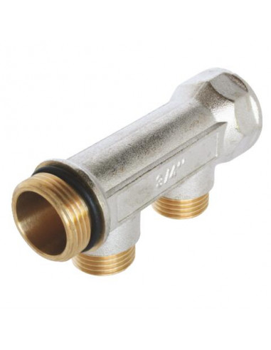 Collecteur de distribution laiton EASYLOCK Nu 2 Sorties 3 4" 4015-02-20