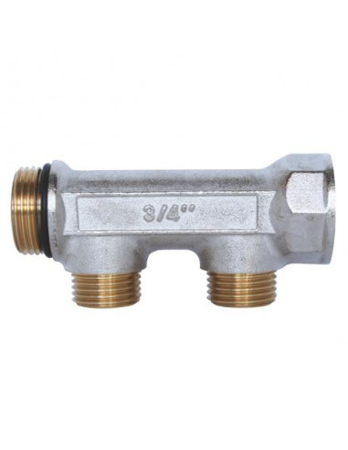 Collecteur de distribution laiton EASYLOCK Nu 2 Sorties 3 4" 4015-02-20