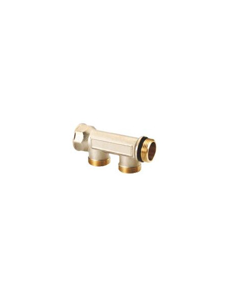 Collecteur de distribution laiton EASYLOCK Nu 2 Sorties 1" 4015-02-26