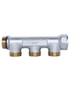 Collecteur de distribution laiton EASYLOCK Nu 3 Sorties 3 4" 4020-03-20 2