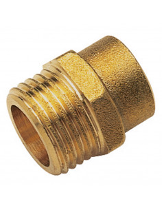 Raccord mâle à souder cuivre 243GCU M1 2" 14MM 4243-14-15