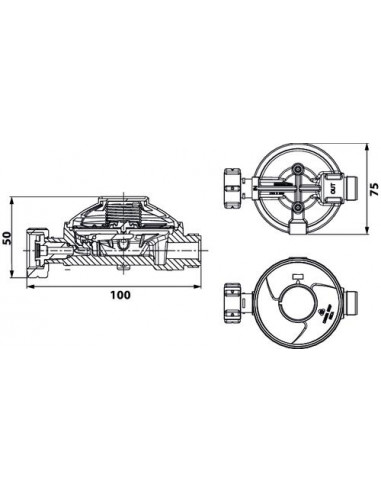 DETENDEUR PROPANE M20 150-F20 150 44410