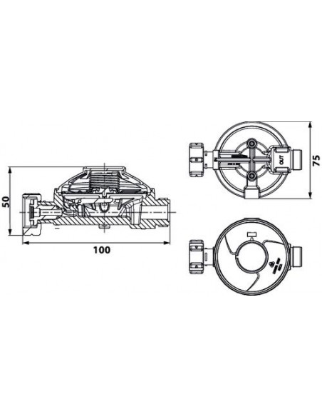 DETENDEUR PROPANE M20 150-F20 150 44410