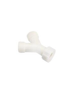 Raccord de jonction plastique à 2 sorties 451-20