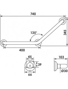 Barre 135 diam 30 400x400 blanc 3 PF 4927 2