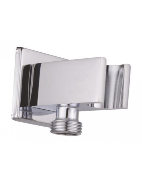 Support douchette mural carré chrome 503013012