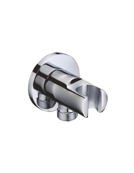 Support douchette mural rond chrome 503013013