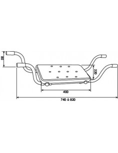 Siège de baignoire aluminium 504013026 2
