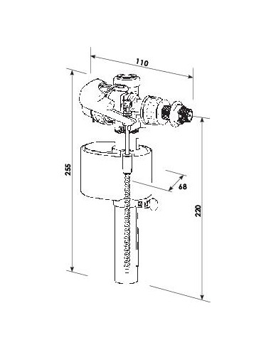 Robinet flotteur SIAMP Quietto 5675H