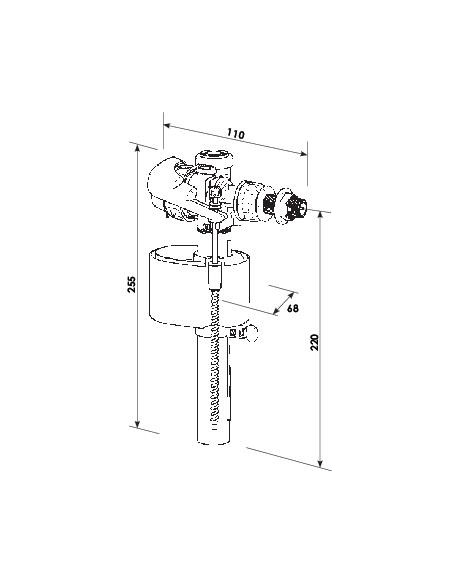 Robinet flotteur SIAMP Quietto 5675H