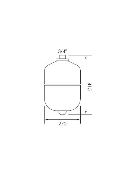 Vase expansion chauffage 18 litres 602012803