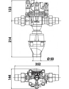 DISCONNECTEUR BA2860 DN50 605011506 2