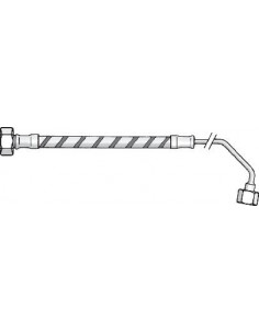 FLEX.FIOUL coude 800mm 1 4 1 4 7408