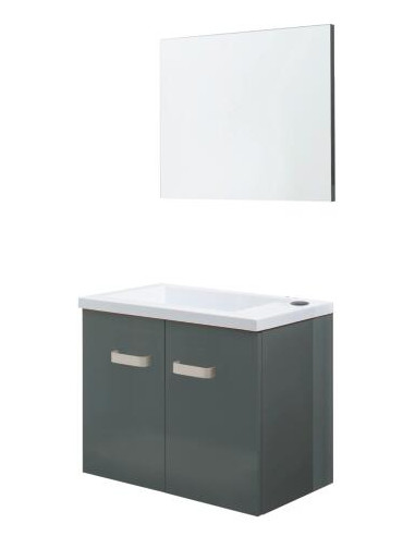 Meuble Lave-mains GOIA Gris 800279