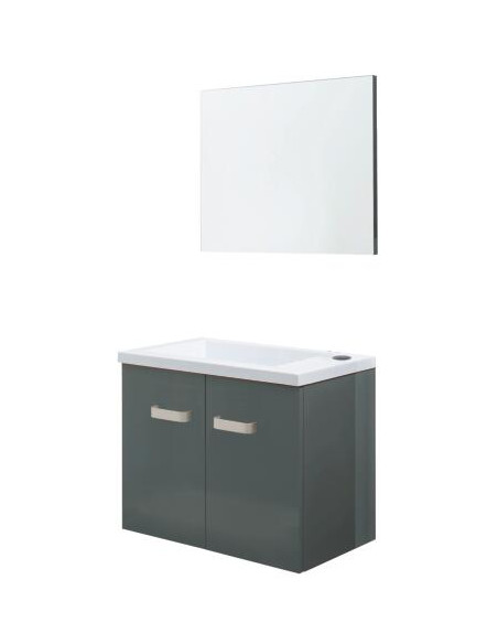Meuble Lave-mains GOIA Gris 800279