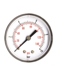 Manomètre sec à raccordement axial Mesure de 0 à 10 bars 801-04
