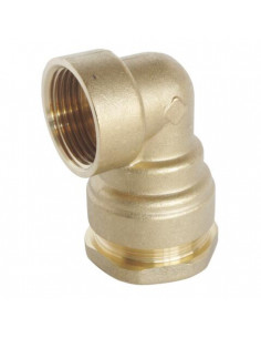 Coude femelle pour tube PE diam 20 F1 2" 843-20-15S