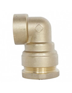 Coude femelle pour tube PE diam 20 F1 2" 843-20-15S 2