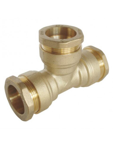 Té égal pour tube PE diam 25 848-25S