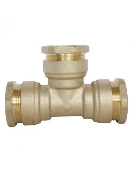 Té égal pour tube PE diam 25 848-25S