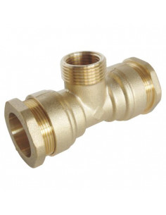 Té mâle au centre pour tube PE diam 25 M3 4" 849-25-20S