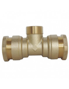 Té mâle au centre pour tube PE diam 25 M3 4" 849-25-20S 2