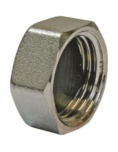 Bouchon de terminaison auto-étanche Femelle laiton Chromé F1 2" 870-15C