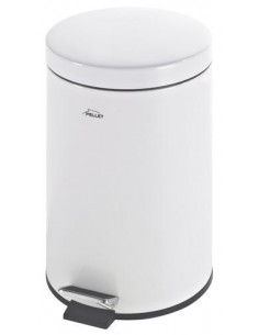 Poubelle SDB métal Blanc 8702