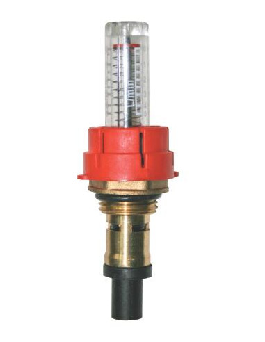 Débitmètre de collecteur laiton brut DCL1211