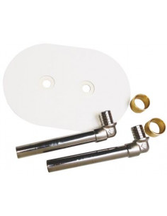 Kit de raccordement double pour radiateur 6 connexions raccords à glissement PER diam 16 KITDETANCHG16