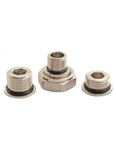Adaptateur universel de robinet de chauffage 3 8" 1 2 RADAPT