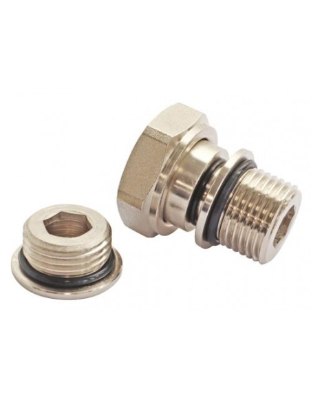 Adaptateur universel de robinet de chauffage 3 8" 1 2 RADAPT