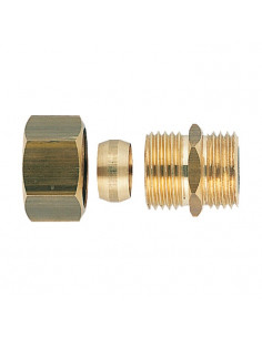 Raccord droit à bicône Laiton Mâle / Bicône  8-M 8X13 RB027100208L 2