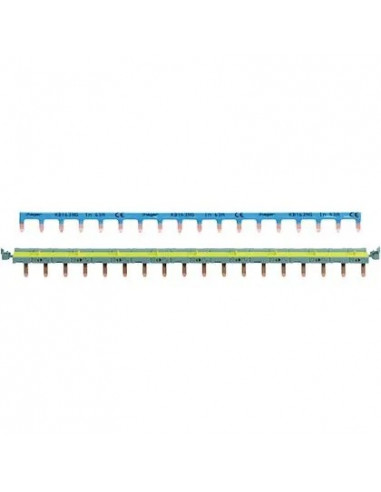 Barre de pontage pour système Sans Vis 18 modules HAGER KBS763G