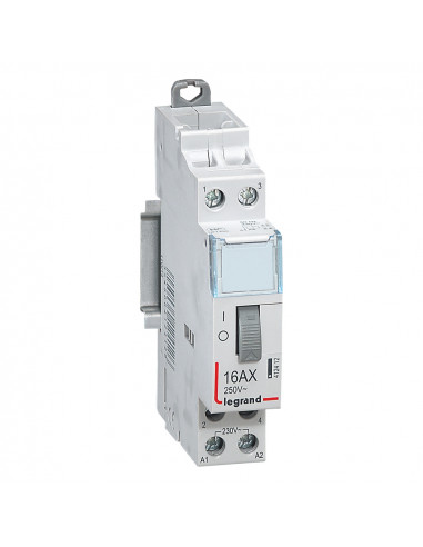 Télérupteur CX³ standard avec bornes à vis 2 Pôles 16A 250V~ contact 2F tension commande 230V~ 1 module LEGRAND 092749