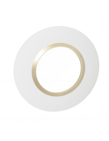 Plaque ronde Dooxie 1 poste finition dune LEGRAND 600970