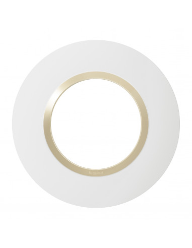 Plaque ronde Dooxie 1 poste finition dune LEGRAND 600970