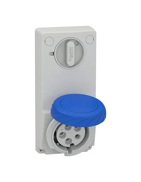 Prise verrouillable PratiKa 32 A 2P+T 200-250 V CA IP65 sur panneau SCHNEIDER 82092